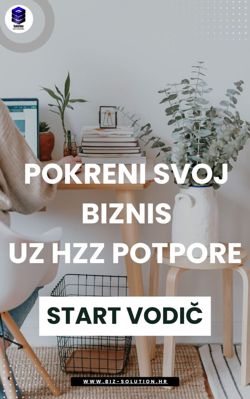 Pokreni svoj biznis uz HZZ potpore