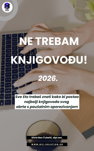 Ne trebam knjigovođu - vodič za sve koji samostalno vode svoj paušalni obrt