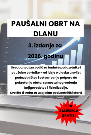 Sveobuhvatan vodič za buduće poduzetnike i paušalne obrtnike – od ideje o ulasku u svijet poduzetništva i ostvarivanja potpora do pokretanja obrta, samostalnog vođenja knjigovodstva i fiskalizacije. Sve što ti treba za uspješan poduzetnički start!