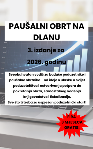 Sveobuhvatan vodič za buduće poduzetnike i paušalne obrtnike – od ideje o ulasku u svijet poduzetništva i ostvarivanja potpora do pokretanja obrta, samostalnog vođenja knjigovodstva i fiskalizacije. Sve što ti treba za uspješan poduzetnički start!